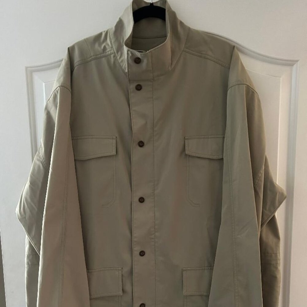 Tommy Bahama Men's Neiman Marcus Full Zip Jacket Olive Green XXL